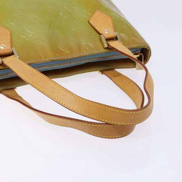 LOUIS VUITTON Monogram Vernis Houston Hand Bag Baby Blue M91005 - Picture 7 of 13